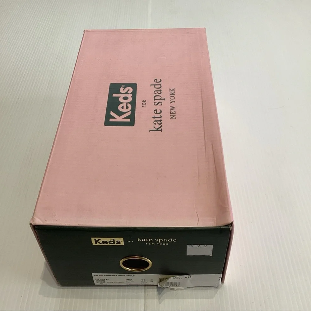 Keds x Kate Spade Double Decker Crochet Slip-On Shoes, Size 11 - Picture 8 of 9